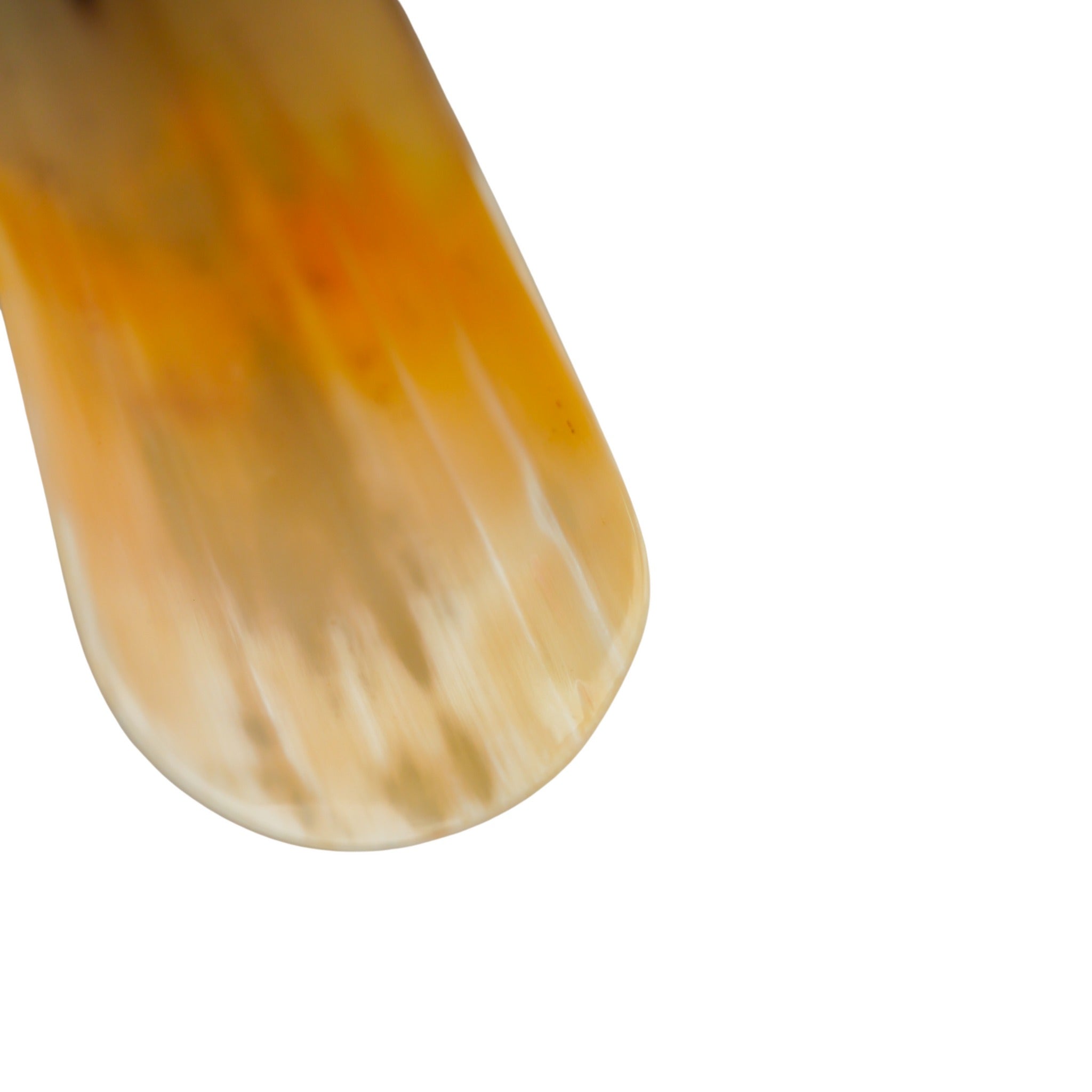 Artisan Horn Shoehorn – Natural Light Color, Handcrafted Elegance