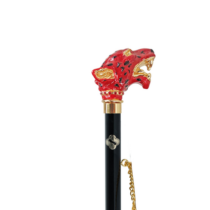 Vibrant Design 24K Gold-Plated Shoehorn with Colorful Puma Handle