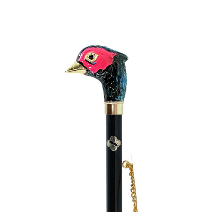 Pheasant Hand-Painted 24K Gold-Plated Pheasant Shoehorn