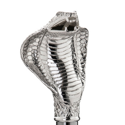 Luxury Cobra Umbrella with Brass Handle – Handmade in Italy