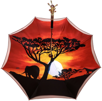 Handmade Double Cloth Umbrella – Exclusive Savannah Design