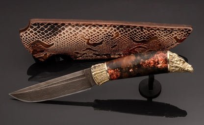 Dragon author collectible art knife