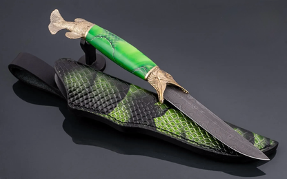 Exclusive handmade knife gift Pike
