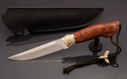 Handmade artisan knife as art object