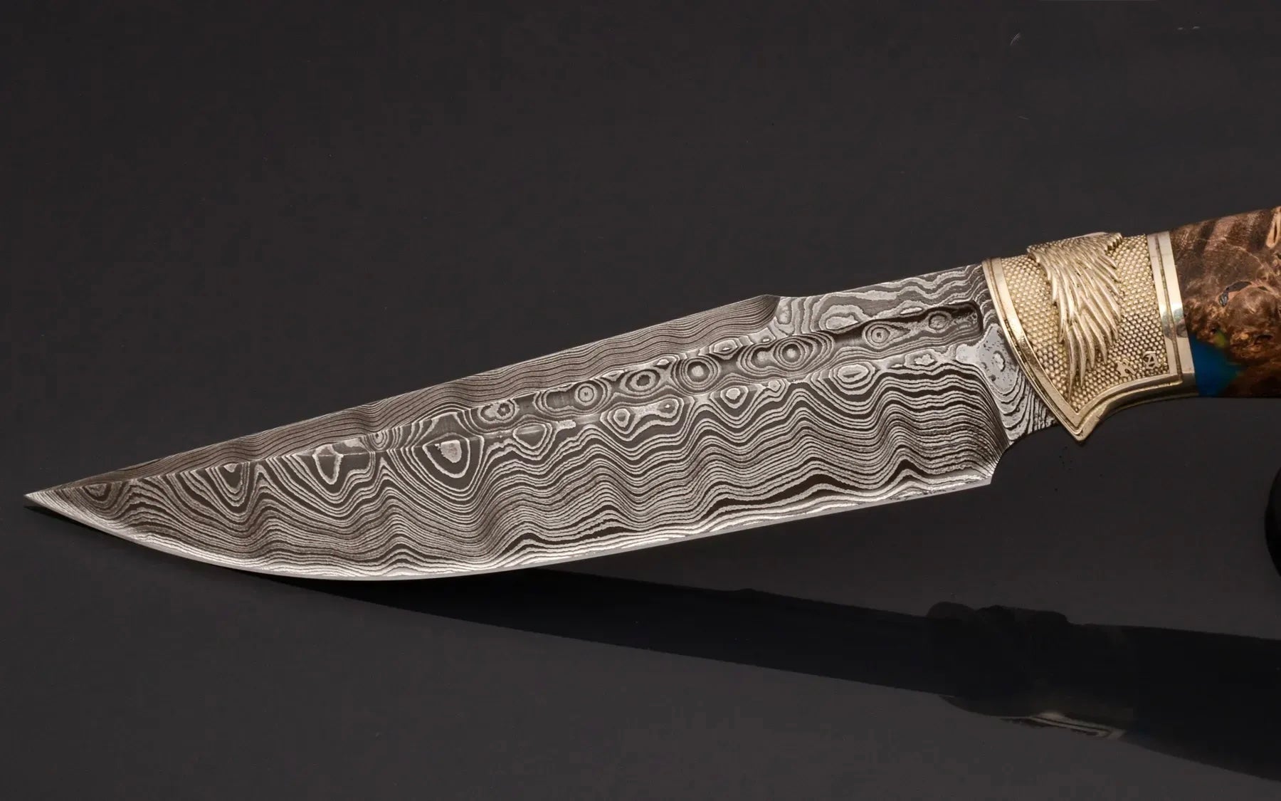 Hybrid handle handmade art knife