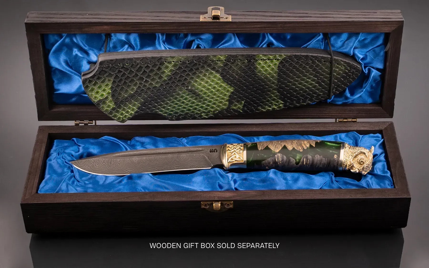 Hybrid handle handmade art knife