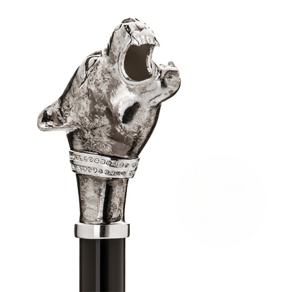 Vintage Panther Folding Automatic Opening Umbrella – Handmade in Italy