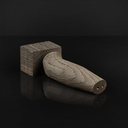 How do you fix a wooden knife handle?