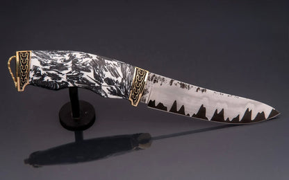 Modern composite handle knife