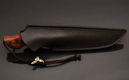 Nickel silver bolster artisan knife