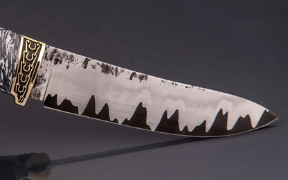 One of a kind knife design piece