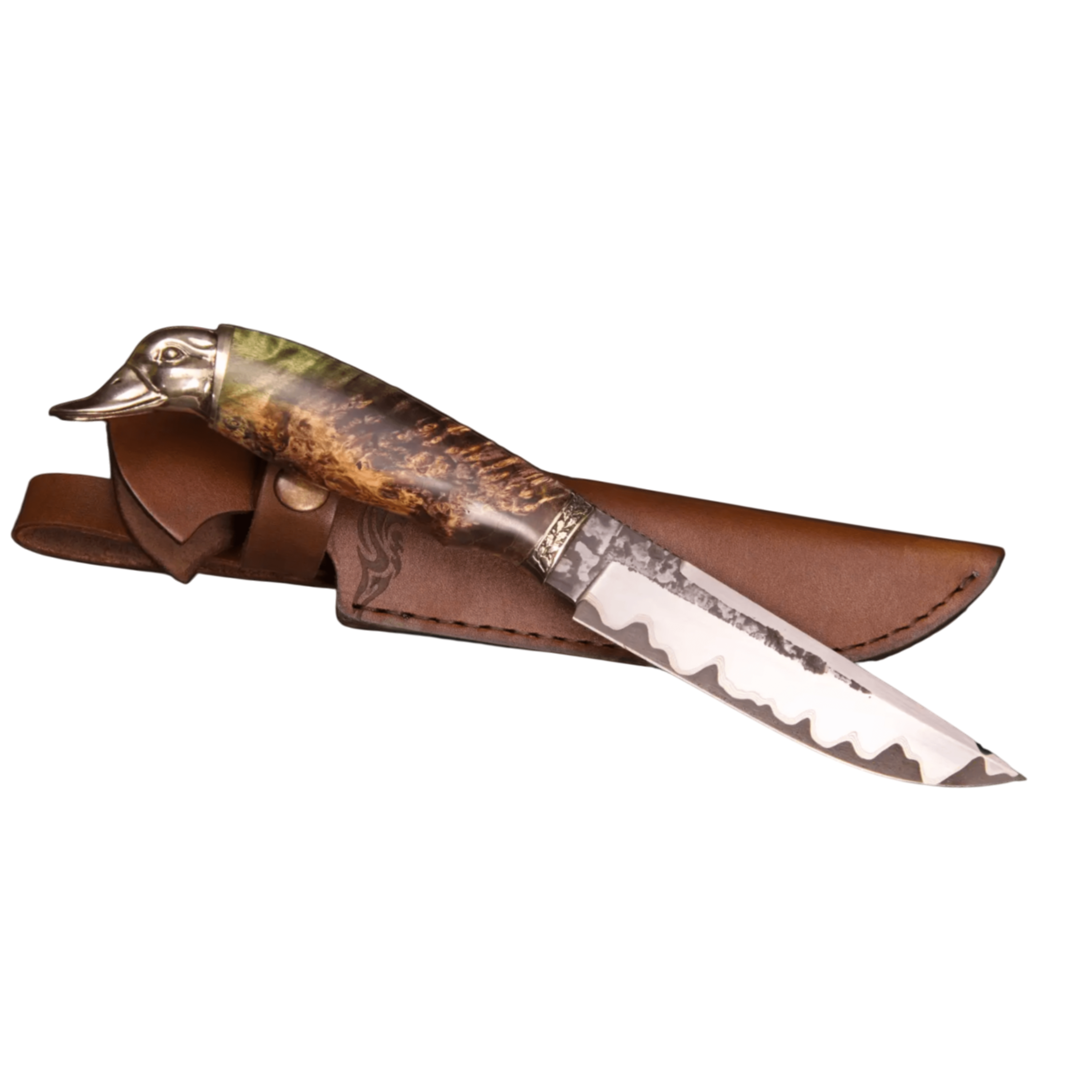 Handmade Unique Designer Artistic Hunting and Fishing Knife