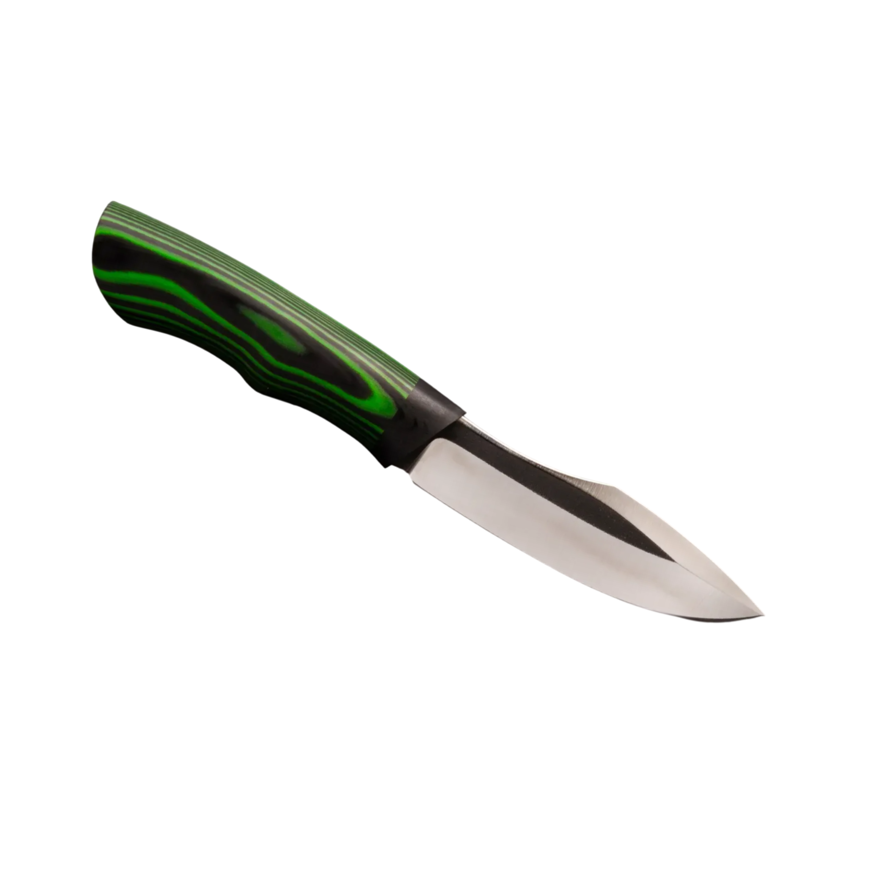 Brutal Green Handmade Knife – N690 Steel, Micarta Handle