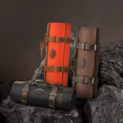 Waxed Canvas Chef Knife Roll Bag