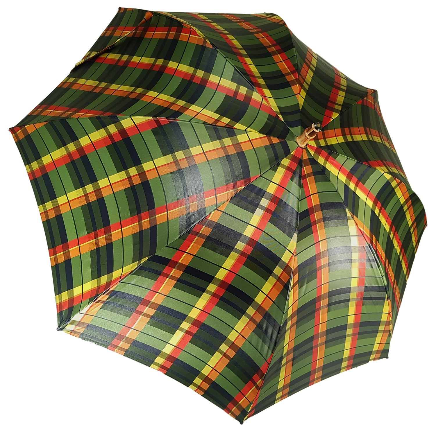Elegant Timeless Italian Men’s Umbrella with Whangee Bamboo Handle