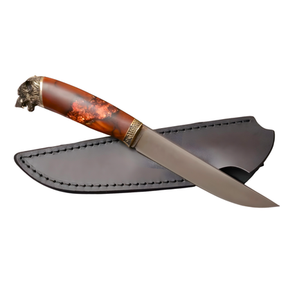 Werewolf inspired handmade knife