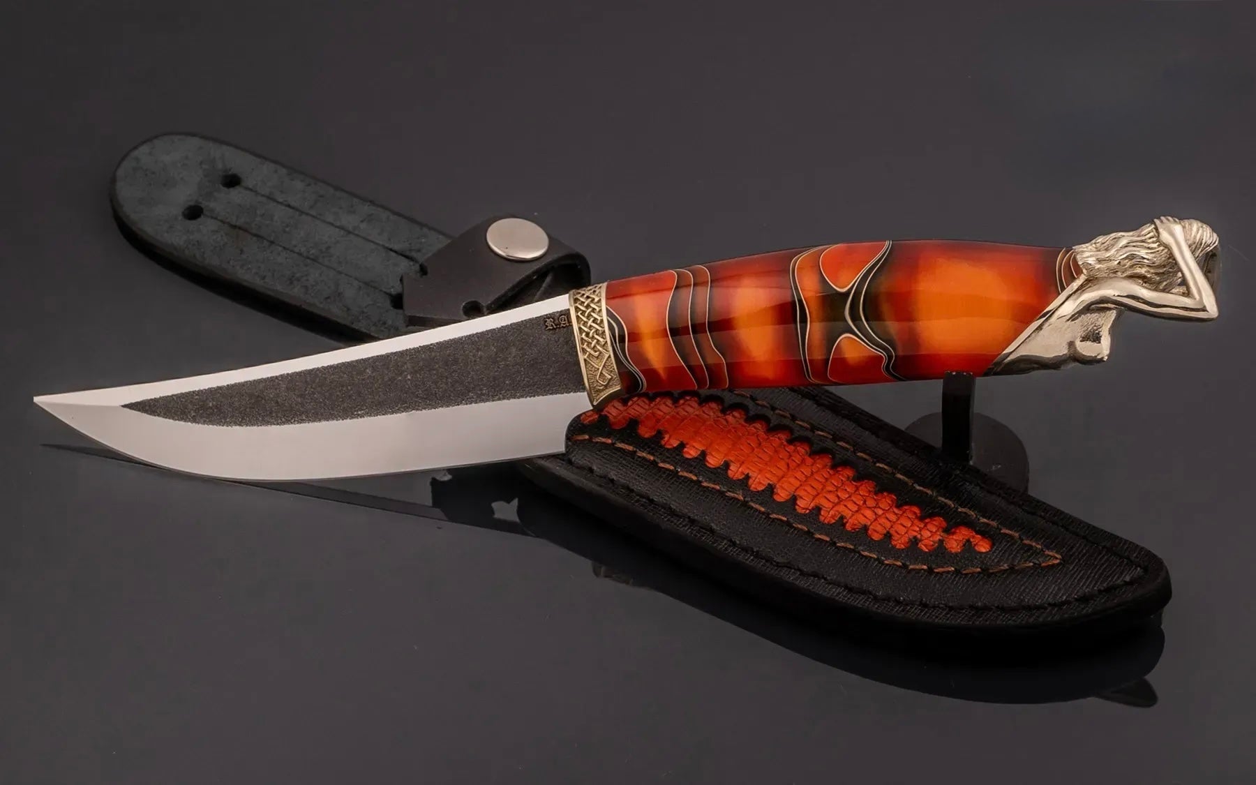 author designed knife art object