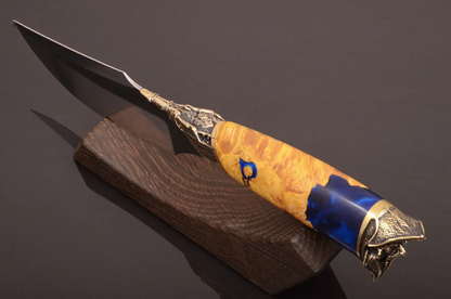 Black Pearl Handcrafted Universal Knife with Hybrid Handle - Elegant Knives