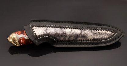Exclusive Designer Handmade Knife with Hybrid Handle - Elegant Knives
