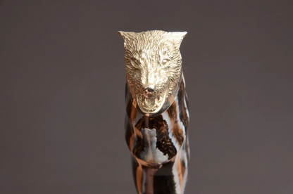 Exclusive Luxury Collectible Knife with Mammoth Tooth Handle