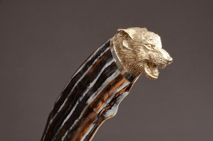 Exclusive Luxury Collectible Knife with Mammoth Tooth Handle