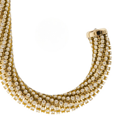 Luxury Walking Cane with Swarovski Crystals – Handmade in Italy
