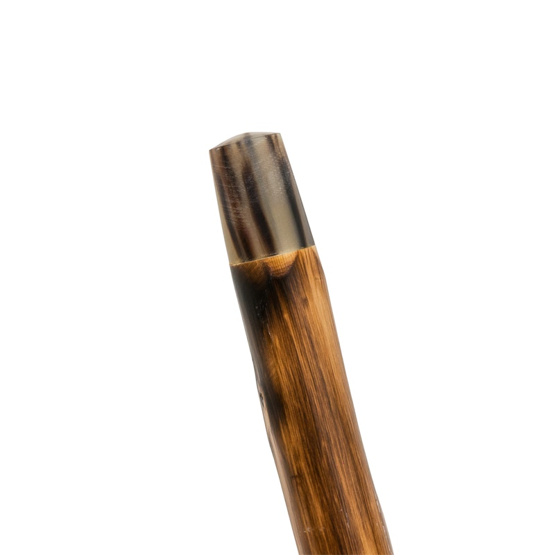 Handmade Congo Shaft and Horn End Luxury Warthog Tusk Walking Cane