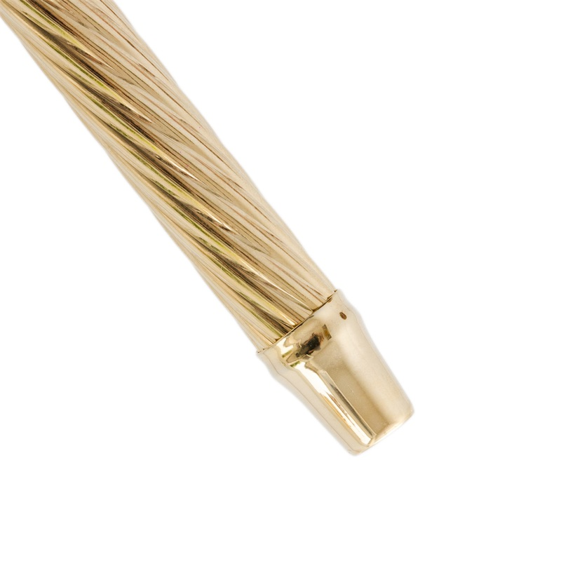 Luxury Brass Walking Cane with Jeweled Handle – Handmade in Italy