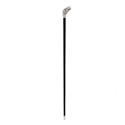 Luxury T-Rex Walking Cane with Brass Handle – Handmade in Italy