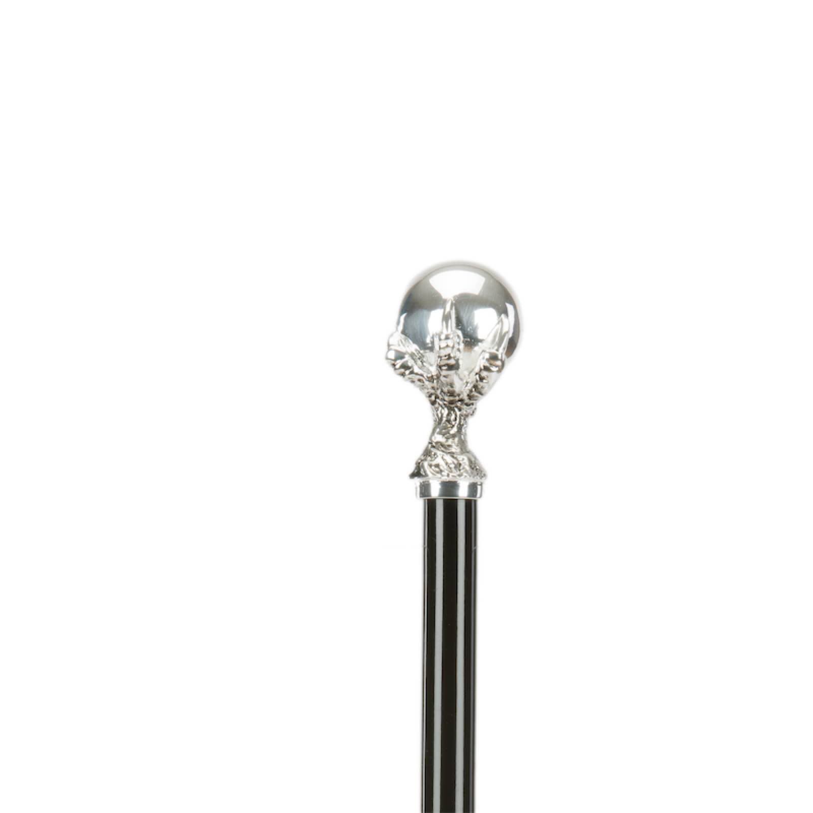 Brass Handle Luxury Hawk Claw Walking Cane – Handmade in Italy