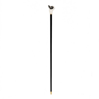 Luxury French Bulldog Walking Cane – Handmade Italian Designer Stick