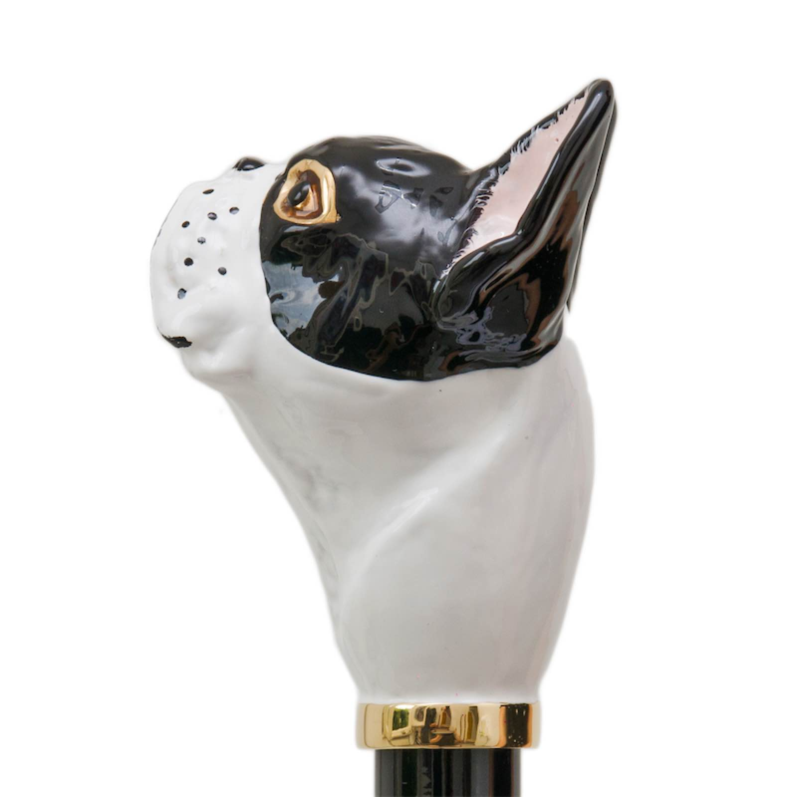 Luxury French Bulldog Walking Cane – Handmade Italian Designer Stick