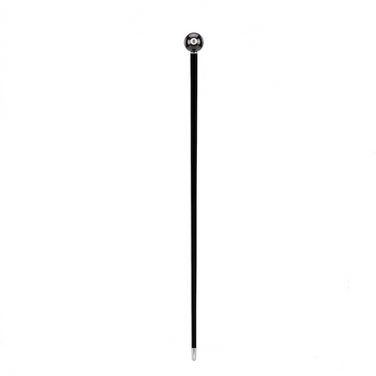 Luxury Billiard 8-Ball Handmade Walking Cane with Resin Handle