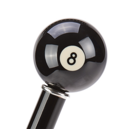 Luxury Billiard 8-Ball Handmade Walking Cane with Resin Handle