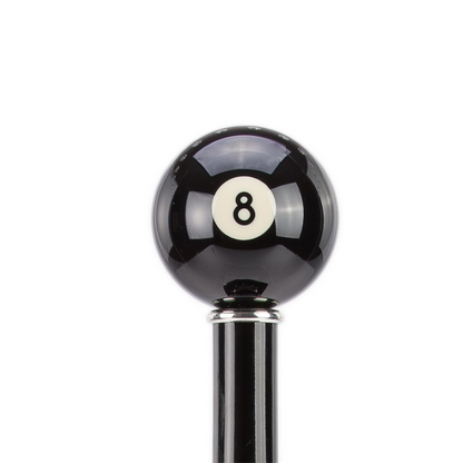 Luxury Billiard 8-Ball Handmade Walking Cane with Resin Handle