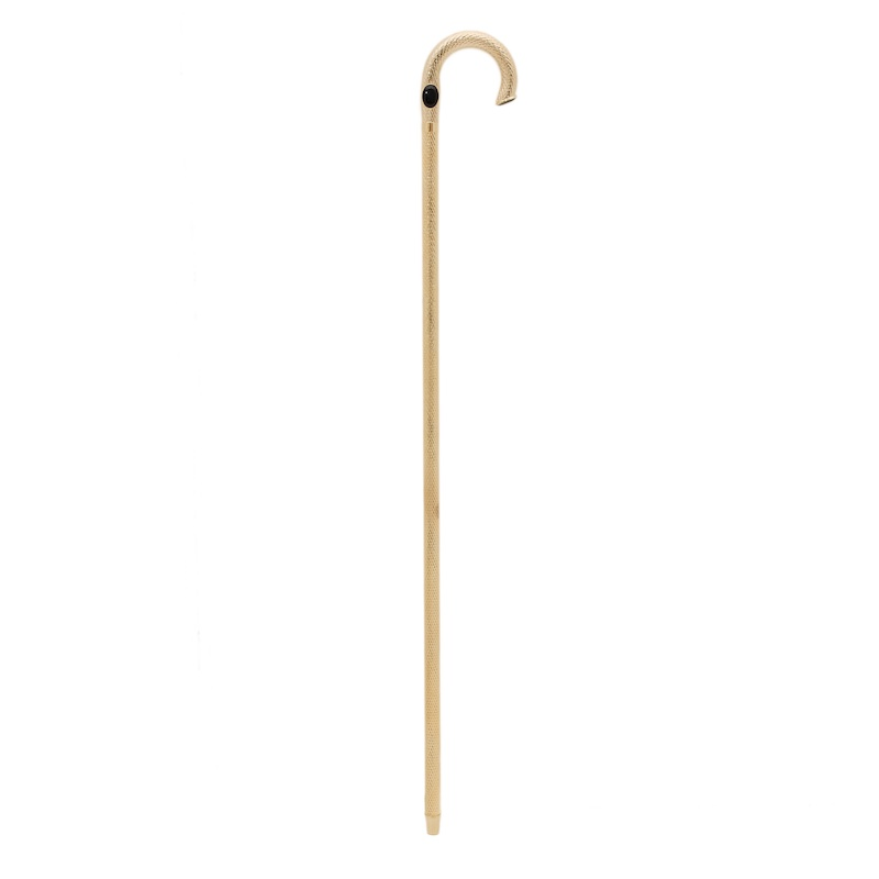 Handmade Precious Brass Walking Cane – Luxury Jeweled Handle