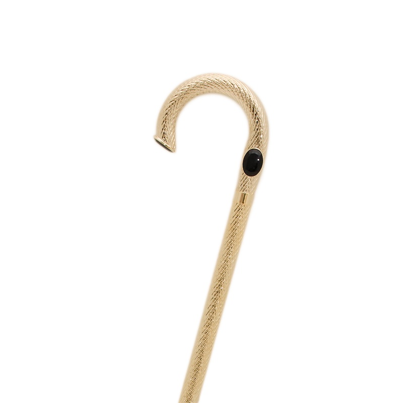 Handmade Precious Brass Walking Cane – Luxury Jeweled Handle