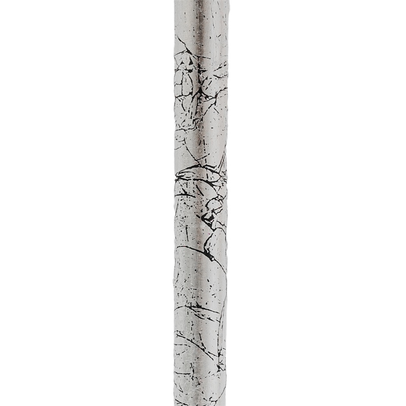 Luxury Crystal Ball Handmade Walking Cane with Silver Shaft