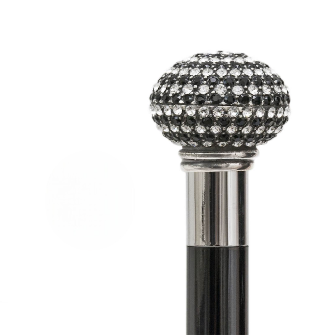 Luxury Walking Cane with Swarovski Crystals – Handmade in Italy