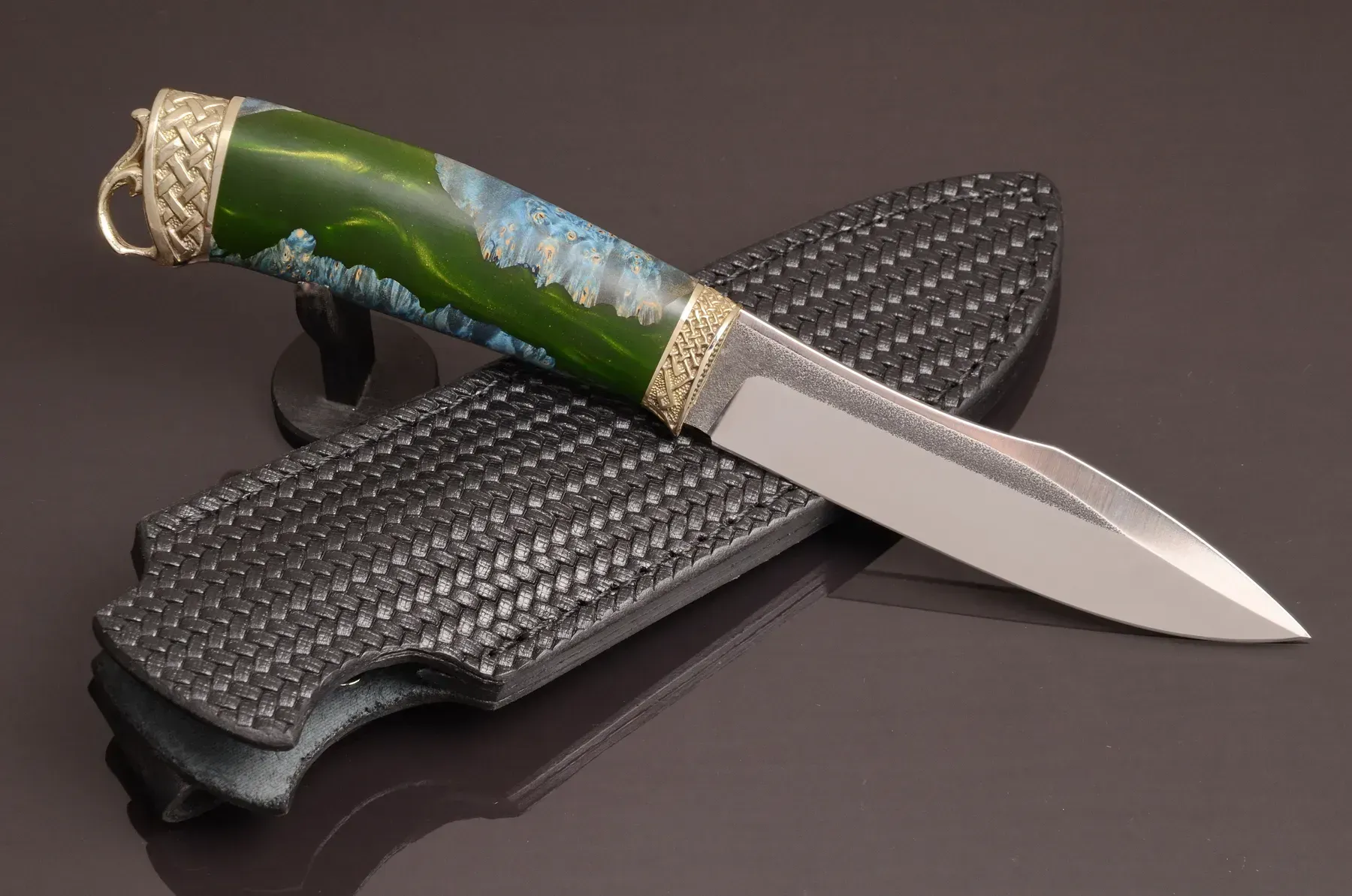 Handmade Author’s Knife – Stainless Steel with Hybrid Handle - Elegant Knives