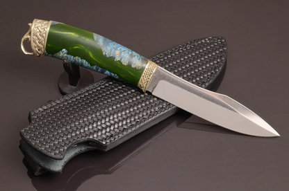 Handmade Author’s Knife – Stainless Steel with Hybrid Handle - Elegant Knives
