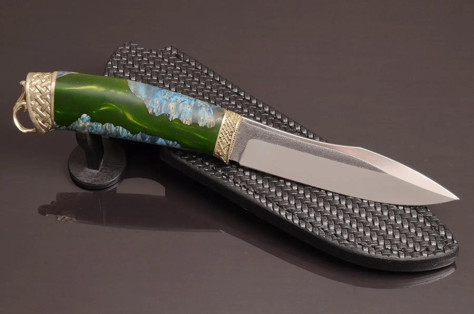 Handmade Author’s Knife – Stainless Steel with Hybrid Handle - Elegant Knives