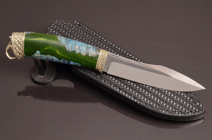 Handmade Author’s Knife – Stainless Steel with Hybrid Handle - Elegant Knives