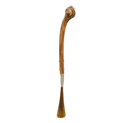 Chestnut Wood Shoehorn – Handmade Italian Craftsmanship
