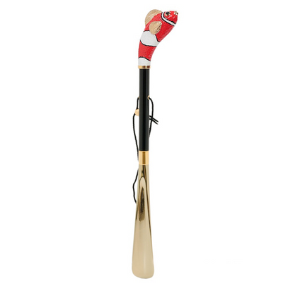 Designer Red Fish Handle Shoehorn – Handmade in Italy