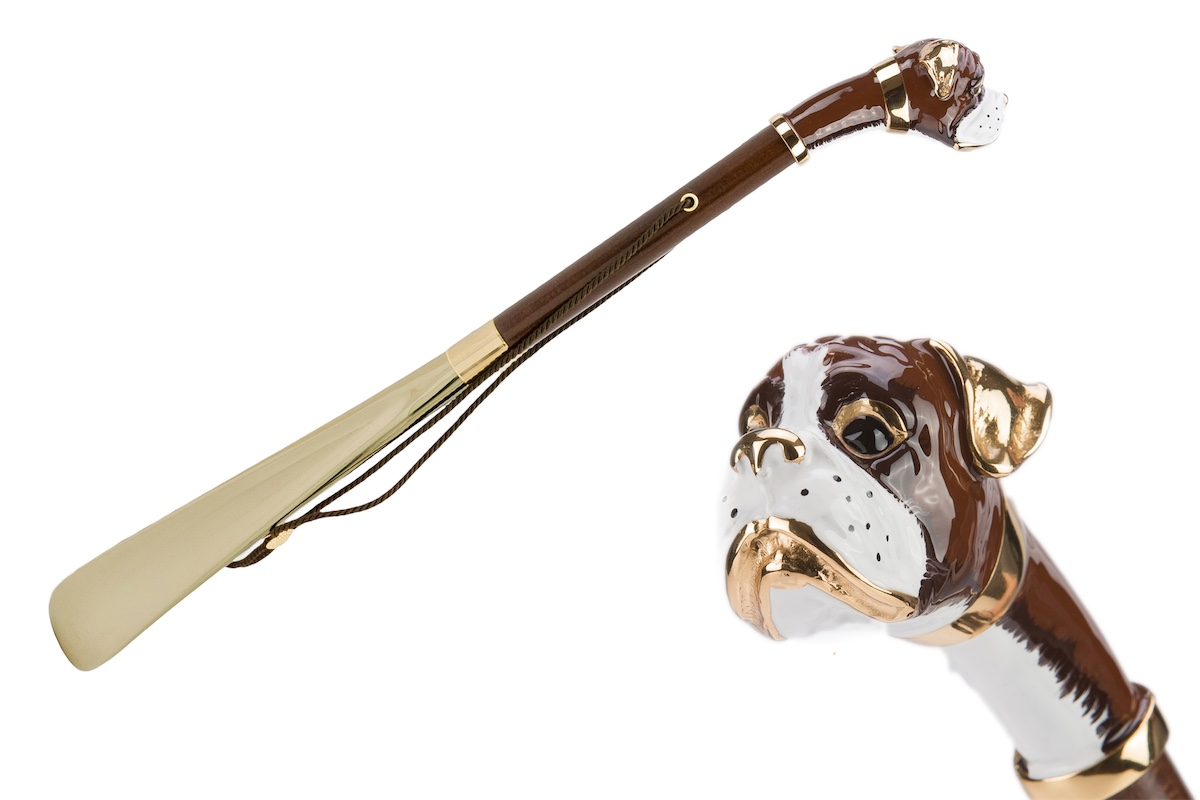 Exclusive Design Boxer Handle Shoehorn – Handmade in Italy