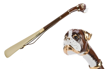 Exclusive Design Boxer Handle Shoehorn – Handmade in Italy