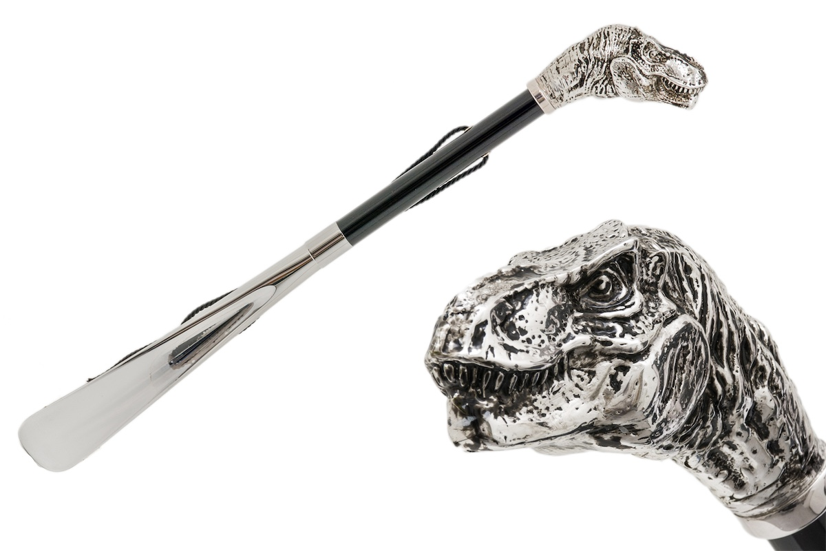 Unique Design T-Rex Handle Shoehorn – Handmade in Italy