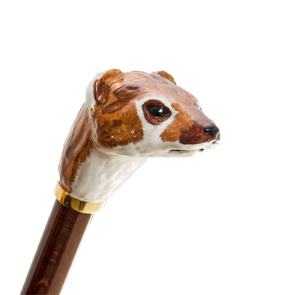 Ermine Enameled Brass Handle Shoehorn – Handmade in Italy