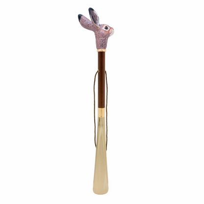 Luxury Shoehorn with Hare Handle – Handmade in Italy